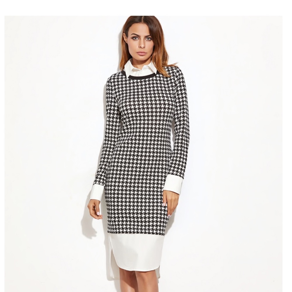 Midi collared dress